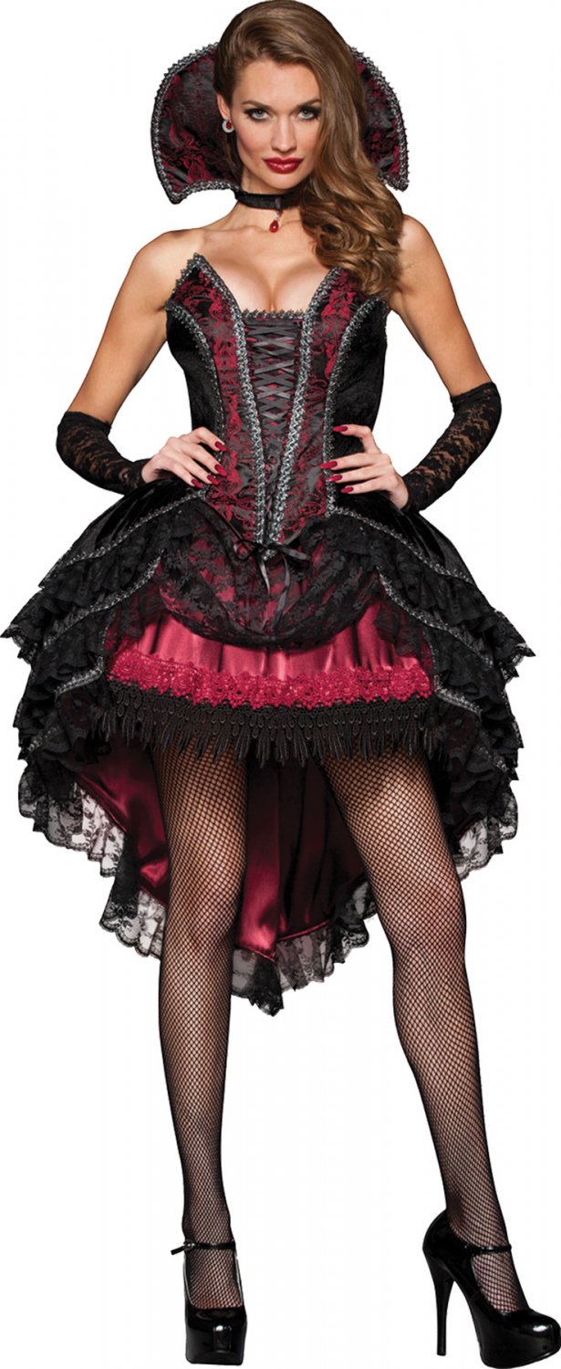 Deluxe Sexy VAMPIRE'S VIXEN Costume Women halloween Party M High Quality