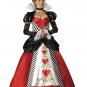 Deluxe QUEEN OF HEARTS Costume ideas ADULT Princess Gown Women Halloween Party Medium High Quality