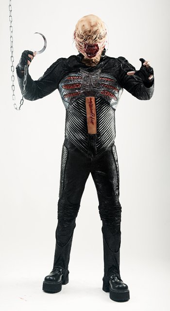 CHATTERER leather Mask Costume MALE ADULT Tunic L