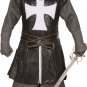 Deluxe Complete BLACK KNIGHT Medieval Amore Warrior Costume ADULT LG 46-48