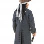 PIRATES OF THE CARIBBEAN CAPTAIN JACK SPARROW REPLICA COSTUME Blue Coat Men LG