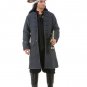 PIRATES OF THE CARIBBEAN CAPTAIN JACK SPARROW REPLICA COSTUME Blue Coat Men LG