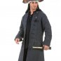 PIRATES OF THE CARIBBEAN CAPTAIN JACK SPARROW REPLICA COSTUME Blue Coat Men XL