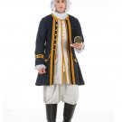 Admiral Norrington Pirate Coat Jacket Medieval Adult Costume MD