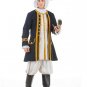 Admiral Norrington Pirate Coat Jacket Medieval Adult Costume SM