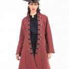 Captain Coat Jacquotte Delahaye Pirate Women Costume Steampunk Tunic MD