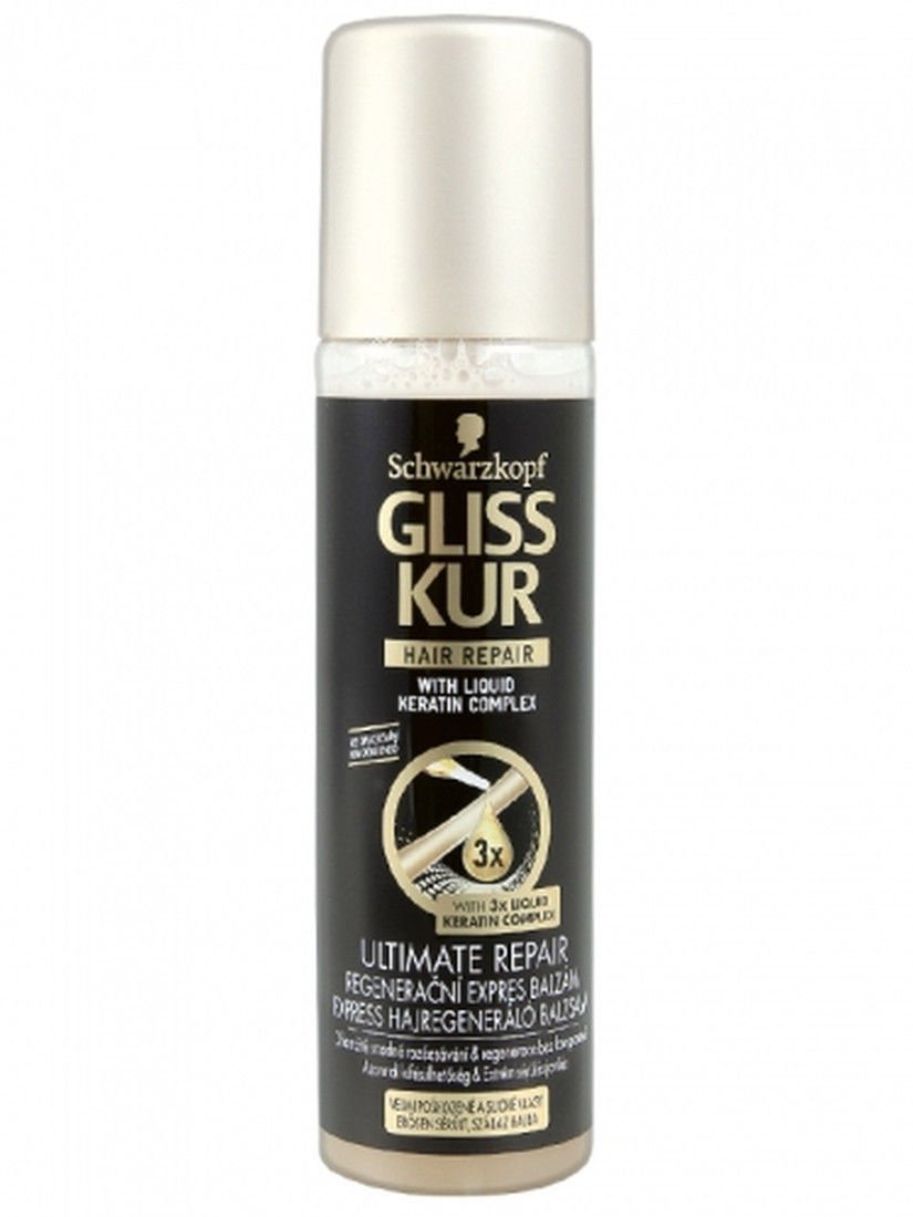 Schwarzkopf Gliss Kur Damaged Hair Repair Treatment Conditioner Keratin