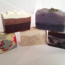 5 BARS FOR $25 OF HANDMADE NATURAL VEGAN CP SOAP