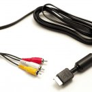 OFFICIAL SONY! 6FT AV Audio/Video Composite Cable-Sony Playstation PS1 PS2 PS3
