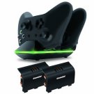 dreamGEAR Xbox One Controller Dual Charging Dock & x2 rechargeable batteries!