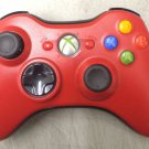OFFICIAL MICROSOFT XBOX 360 LIMITED EDITION RED WIRELESS CONTROLLER !