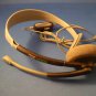 OFFICIAL MICROSOFT XBOX 360 BLACK ELITE WIRED HEADSET!  Works but no mic foam!