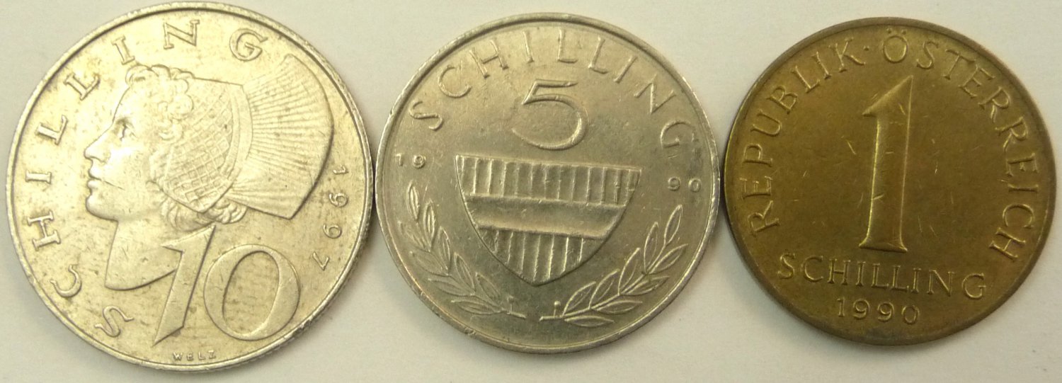 Circulated Austria Coins