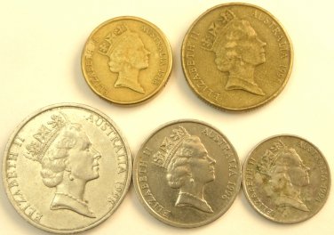 Circulated Australian Coins