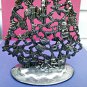 VTG Silverplated Christmas Tree Single Candle Holder Ornate Details 10'' X 6''