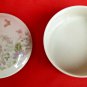 Vintage*1960?*Round Large Porcelain Keepsake*Trinket Box*White*Diameter 5''