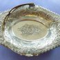 Silver Bronze Dish with Handle*Tray*7''X 5''