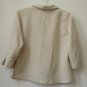 Robert Louis 3/4 Sleeve*V-Neck*Button Down Shirt*Embroidery Design*Size M*