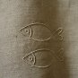 Robert Louis 3/4 Sleeve*V-Neck*Button Down Shirt*Embroidery Design*Size M*