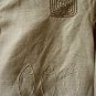 Robert Louis 3/4 Sleeve*V-Neck*Button Down Shirt*Embroidery Design*Size M*