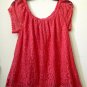 NWT Red Camel Est.1931 Size XS Pink Short Sleeve Women's Top Lace/Lined Floral