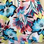 PLUS NWT WORTHINGTON Size 2X Woman White Multi Color Short Sleeve Blouse Floral