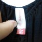 NWT Juniors No Boundaries Size S(3-5) Short Sleeve Lace Detail Solid Black Top