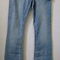 NO BOUNDARIES Size 1 Juniors Blue Stonewashed Jeans Bootcut 4 Pockets Low Rise
