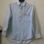Women's Hunt Club Size S-P Denim Long Sleeve Shirt Embroidered Floral W/Pocket