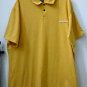 Men's Nautica Jeans Company Size XXL/TTG Polo Shirt Yellow Short Sleeve Cotton