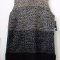NWT New Directions Size M Sleeveless Knitted Long Sweater Crew Neck Side Slits