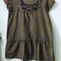Sintesis Induyco by Tomas Breton Spain Size S ?? Short Sleeve Crochet Detail Top
