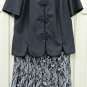 Petites LESLIE FAY 2 Piece Skirt Set Size 10 P Short Sleeve Top Lined Skirt