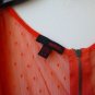 NWT Juniors BONGO Size L Red Sleeveless Party Tea Dress Dress Mesh Back Zipper