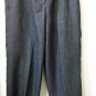 Larry Levine Size 16  Classics 2 Pockets Gray Casual Pants Polyester Inseam 28''