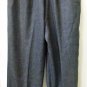 Larry Levine Size 16  Classics 2 Pockets Gray Casual Pants Polyester Inseam 28''