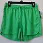 NWT Crown&Ivy Size XS Beach Solid Green Shorts Elastic Waist Not Lined RP $40