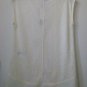 NWT Calving Klein Size XS Ivory Sleeveless Top Scooped/Key-Whole Neck High-Low