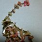 VTG ?? Shell Chip Seed Beads Round Beads 4 Strand Choker Necklace Japan