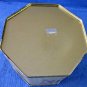 VTG Assorted Biscuits Tin/Canister Boy & Girl Design Hexagon Shape 4''X5.5''