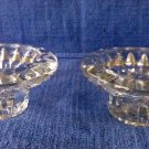 SET of 2 Kig Malaysia Darby Crystal Votive/ Taper Candle Holders Tabletop