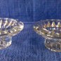 SET of 2 Kig Malaysia Darby Crystal Votive/ Taper Candle Holders Tabletop