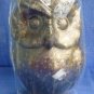 NW/T Owl Shape Medium Candle Wax Cinnamon Scented 7'' Tall Made in Vietnam