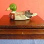 VTG 1982 2 Albert Price ??? Deck Playing Cards in Wooden Box with Duck Figurine