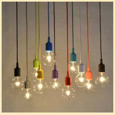 Pendant Lamp Modern Vintage Edison lighting light Bulbs Bar Restaurant Large Shopping mall Muuto E27