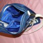 $50 Ladies Shoulder Bag - Blue and Tan Stripes