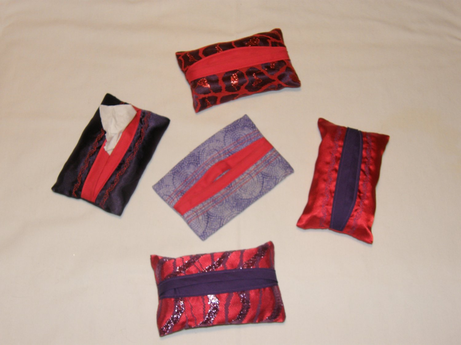 Red Hat Ladies Random Assorted Fancy Travel Tissue Holders 3 &Acirc;&frac12; x 5 Inches &acirc;�� 3 for $10.00