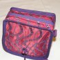 $50  Red Hat Ladies Pouch Shoulder Bag&acirc;��Red Sateen with Purple Decorative Netting&acirc;��7 X7X3in