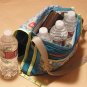 $45 SALE ITEM-Multi Colored Turquoise Paisley Cotton Canvas Shoulder-Cross Body Bag