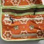 $45 SALE ITEM-8x10 Shoulder-Cross Body Bag-Orange and Spring Green